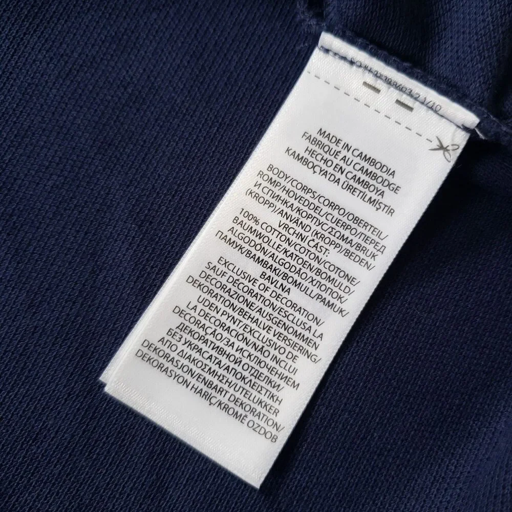 NWT Polo Ralph Lauren Sz Large Mens Classic Fit Dual Player Navy Tom Polo Shirt